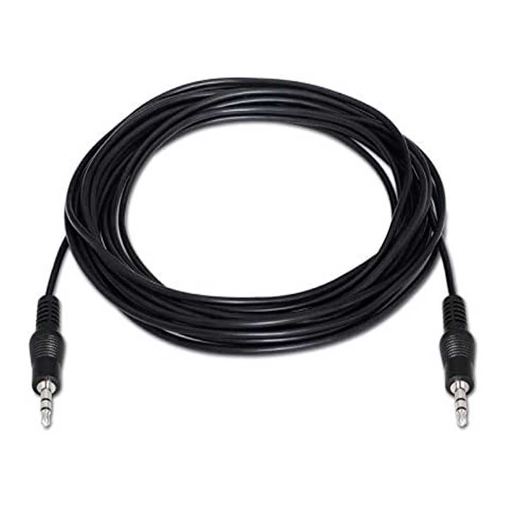 Nanokable 10.24.0103 3m Audio Aux 3.5mm kabel typu Jack czarny dźwięk radia przewód samochodowy podwójny męski do słuchawki z Radio samochodu