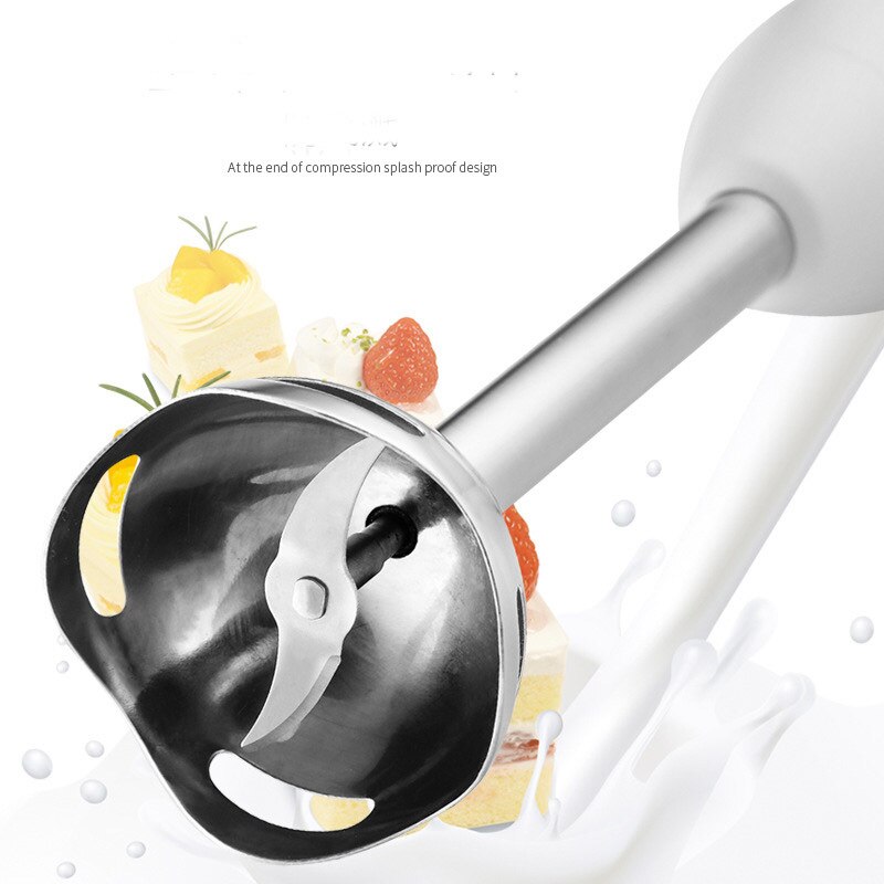 Batidora eléctrica para alimentos de bebés, vaso de batidora portátil, conjunto 4 en 1 para batidora de cocina, licuadora, licuadora, batidora para el hogar