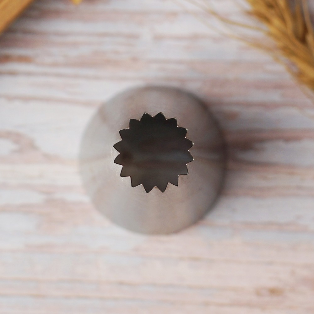 # 7FT Grote Maat Piping Nozzle Cake Decorating Pastry Open Ster Icing Tips Bakvormen Keuken Cookies Gereedschap Rvs