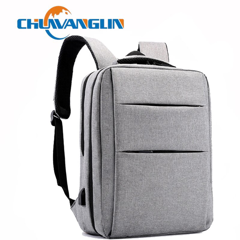 Chuwanglin15 pollici Zaino Del Computer Portatile di Ricarica USB Anti Theft Uomini Zaino Da Viaggio Zaino Impermeabile Sacchetto di Scuola Maschio Mochila F6640