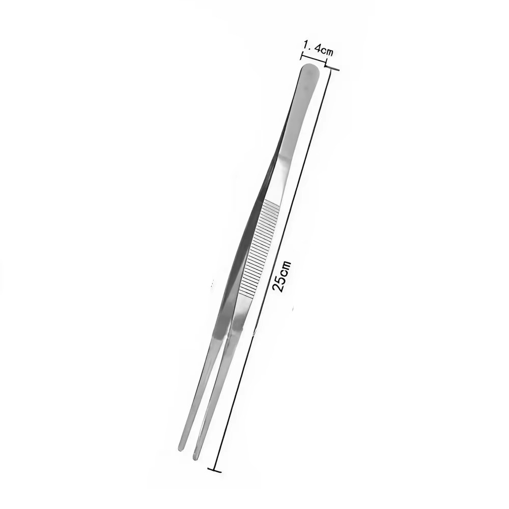Pinzas para alimentos de acero inoxidable JJYY 304, pinzas antideslizantes para barbacoa con mango largo, pinzas para carne, herramientas de cocina, accesorios de cocina: YELLOW