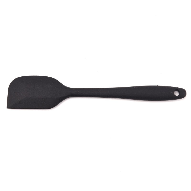 Pro Home Cooking Utensils Silicone Spatulas Beef Meat Egg Kitchen Scraper Wide Pizza Shovel Non-stick Turners Food Lifters Tool: B - Black