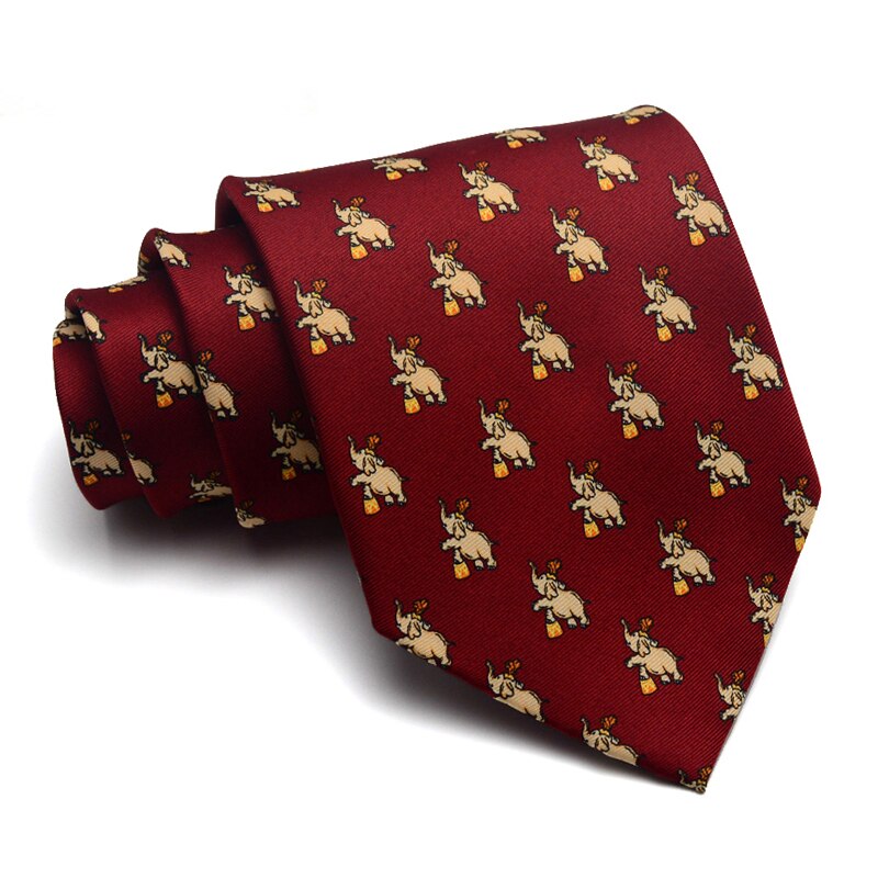 Mænd slips mærke dyr print 8cm bred hals slips herre forretningsdragt slips vestlig stil kasse: Xc81-6