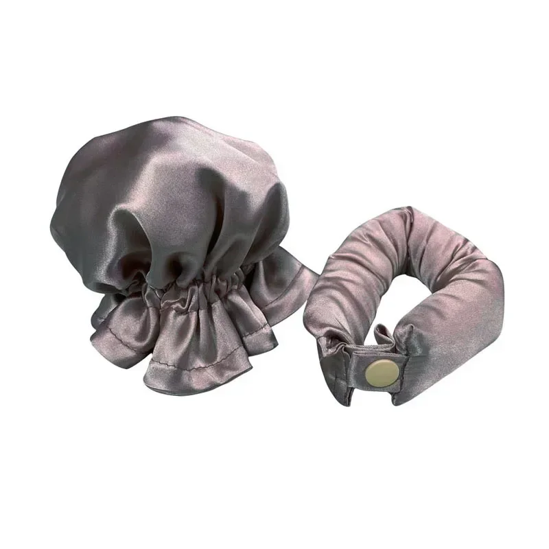 Varilla rizadora sin calor, diadema, rizadores de pelo suaves, rodillos para el cabello sin calor con gorro, rizos de seda, rizador para dormir perezoso, herramientas de peinado: Verde