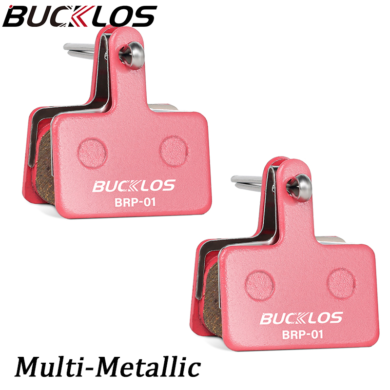 BUCKLOS Fit B01S pastilla de freno de disco resina semimetálica cerámica pastillas de bicicleta pastillas de frenos hidráulicos para SHIMANO MT200 MT400: Azul marino