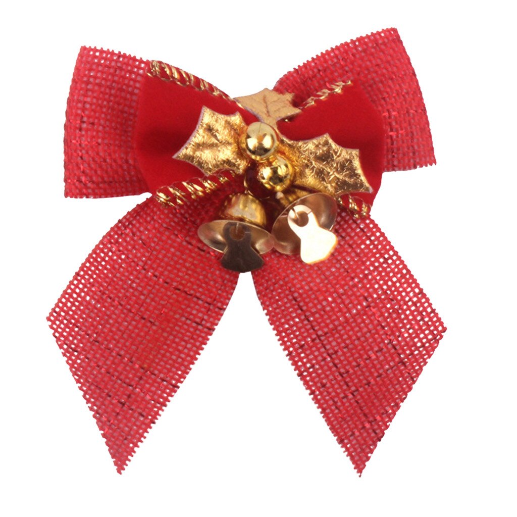 Weihnachten Baum Dekoration Mini Fliege Eisen Glocken Kranz Hochzeit Dekoration Hochzeit Gefälligkeiten und Party Lieferungen Blumen # p9