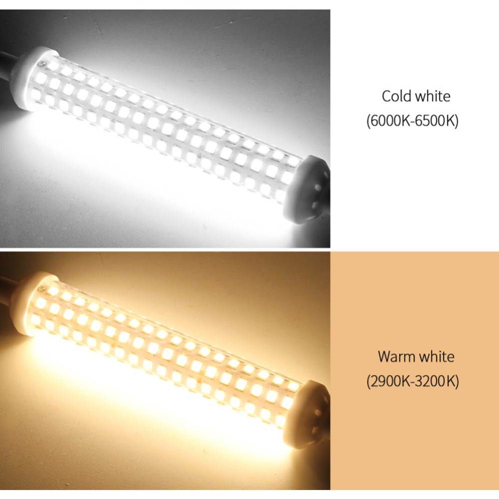 R7S LED Bulb J78 J118 Dimmable Corn Lamp 78mm 118mm 135mm 189mm Replace Halogen Light 25W 150W 500W AC 220V 110V Lampada