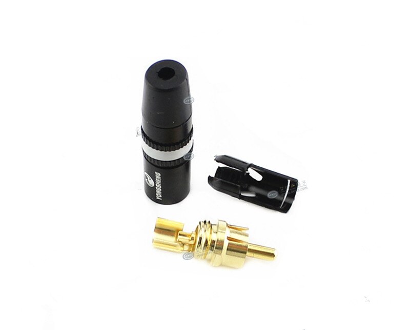 NEUTRIK YONGSHENG Gold PHONO RCA STECKER YSS373 verrotten/Weiß/Schwarz/gelb Professionelle Anschlüsse