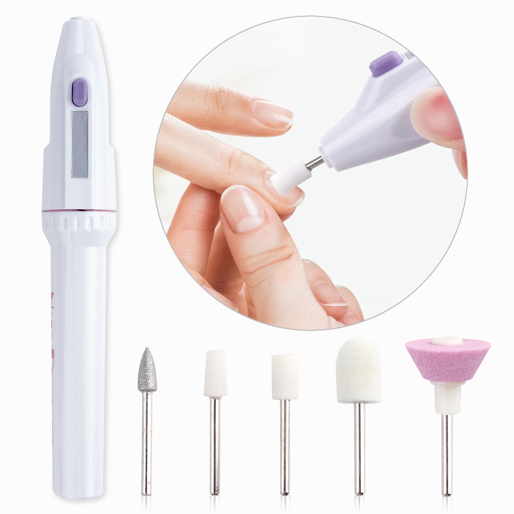 Elektrische Nagelvijlen Zagen Nagelvijl Salon Shaper Manicure Machine Kit Apparaat Voor Manicure Nail Art Boor Buffers Tool