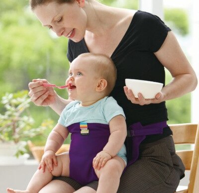 Barnstol bärbar spädbarnsstol matsal lunchstol/säte säkerhetsbälte matning barnstol sele babystol sits  er733