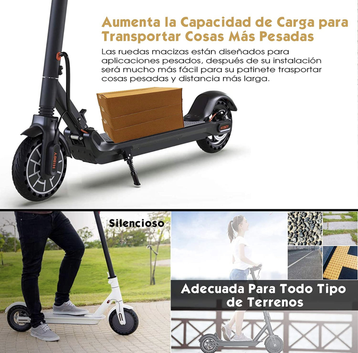 Ruote solide per Scooter elettrico ruota da 8.5 pollici, pneumatici di ricambio, ruota di scorta antiforatura compatibile con Scooter elettrico Xiaomi M365/M365 Pro, Xiaomi 1S, Cecotec