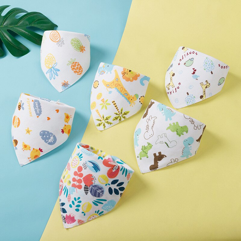 infantile Triangolare raccoglitore Dei Bambini del Cotone Silava Panno Impermeabile anti-Sporco pettorina Mussola Del bambino Accessori Towl rutto Riutilizzabile Salviette