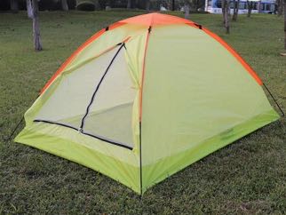 Camping Tent Double Couple Outdoor Single-layer Beach Park Leisure Durable Waterproof Tent: 4