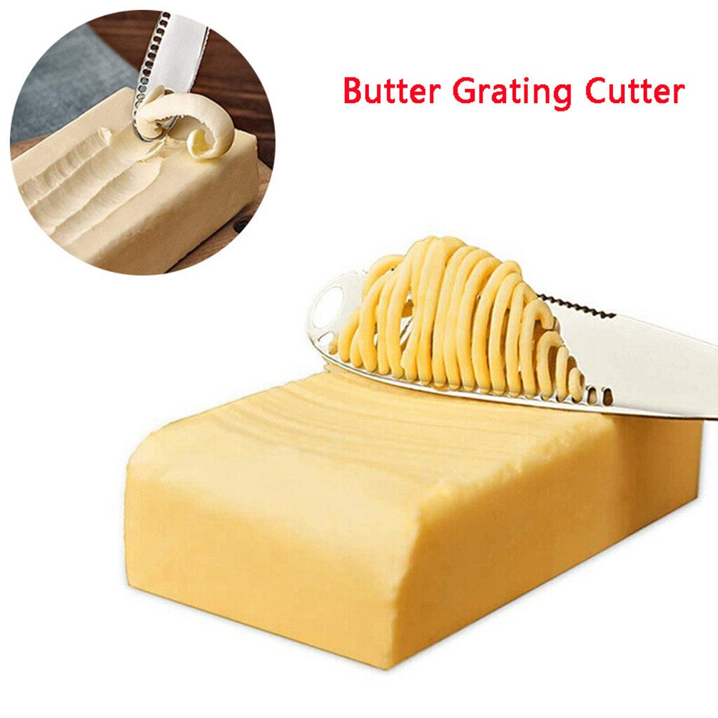 Grater Slicer Curler Utensil Cheese Grater Slicer Kitchen Gadget Butter Grating Cutter Butter Spreader Stainless Steel3.39