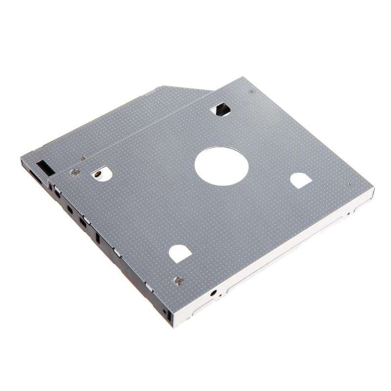 12.7mm Universal Aluminum HDD Caddy 2.5inch SATA HDD SSD Hard Drive Case Caddy Adapter Bay External Optical DVD Bay Adapter
