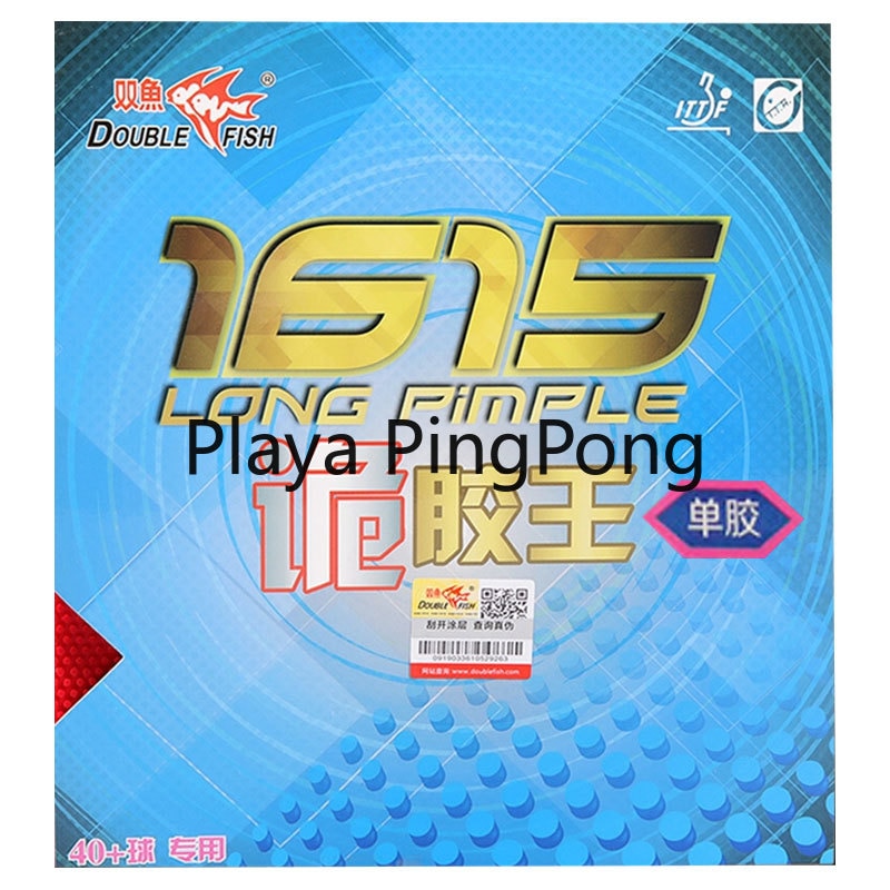 Original Double Fish 1615 MonsterTable Tennis Rubber Long Pimple Ping Pong Rubber Pips-Out Back Spin for 40+ Ball GYW1