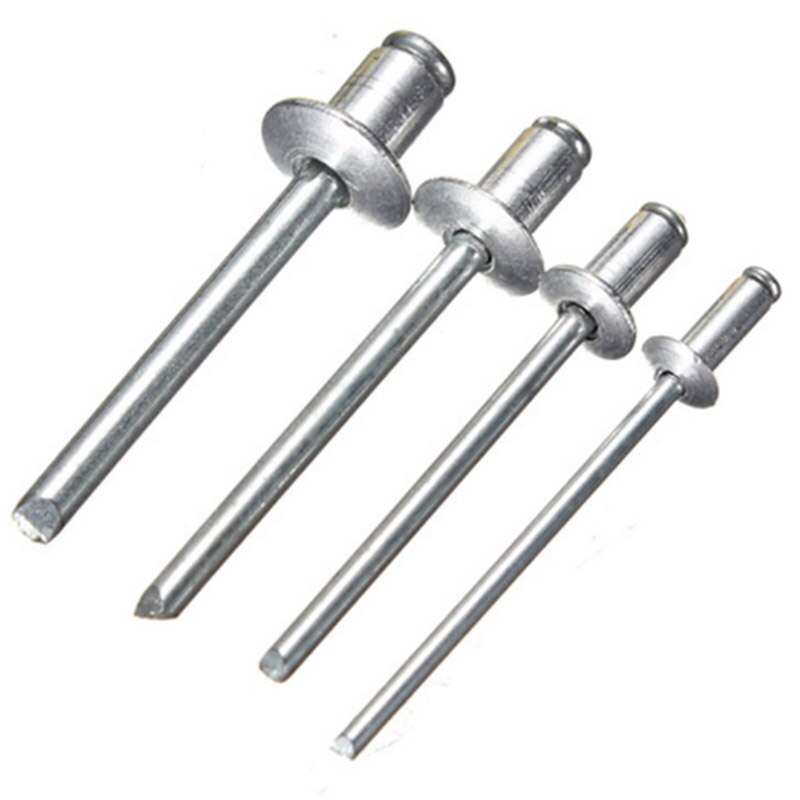 Pop Rivet-Gun Kit Manual Hand Riveter Heavy Duty Tool Repair 40 Rivets Yellow