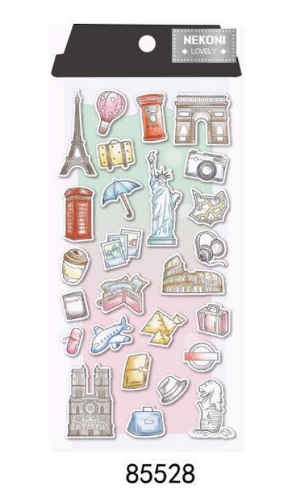 1 st söt tecknad dagbok planerare dekorativa mobila klistermärken scrapbooking hantverk brevpapper klistermärken: 85528