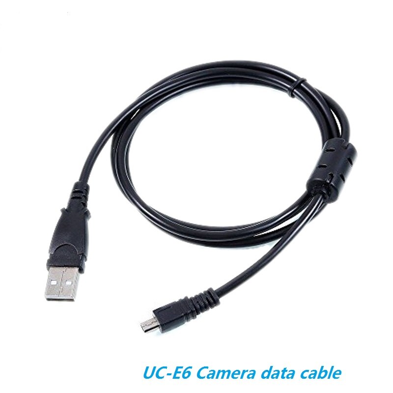 Cable USB de transferencia de datos/fotos para cámara Nikon D5100 / CoolPix 2100/2200/3100-1,2 m, 1,5 m, UC-E6