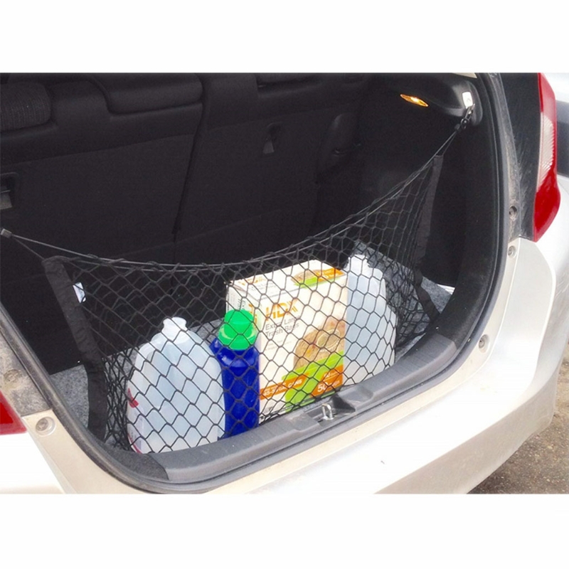 Vehicle Car Truck Cargo Net Black Stretchable Cargo Organizer Automotive Storage Accessories for Saving Car Interior Space