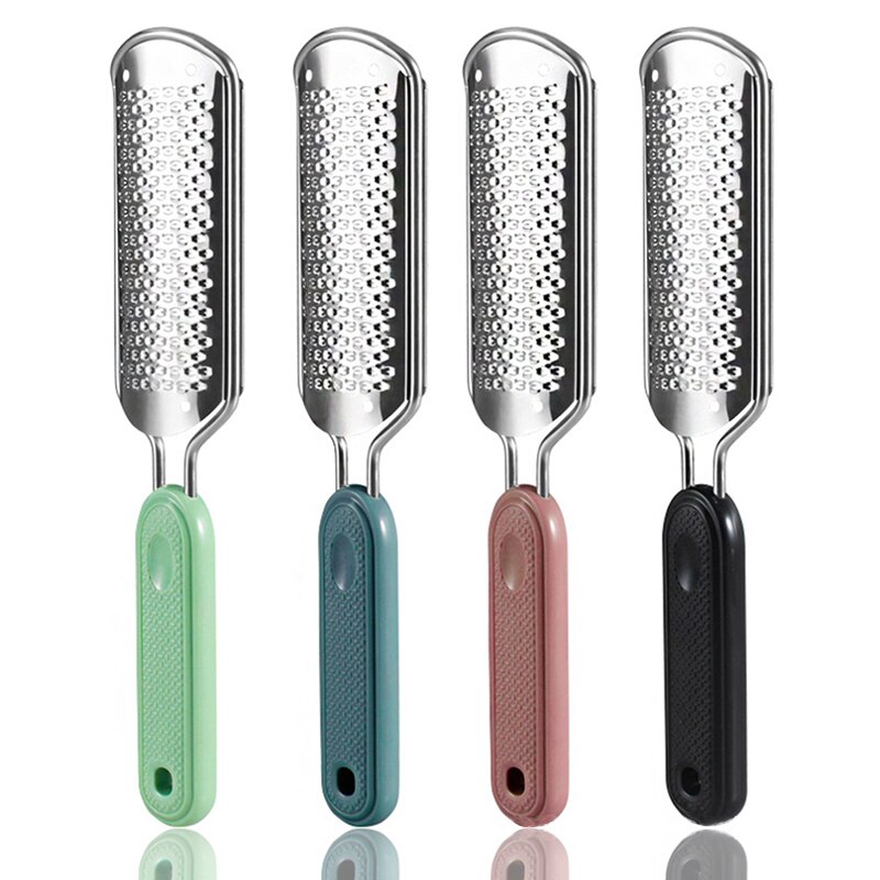 Ponceuse professionnelle pour les pieds, outil de pédicure, en acier inoxydable, enlève les callosités et les peaux mortes, râpe remplaçable, coupe exfoliante