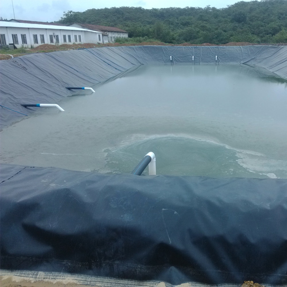Gummi dam liner sort dam liner til vand haven koi damme vandløb springvand tunge garanti landskabspleje pool dam