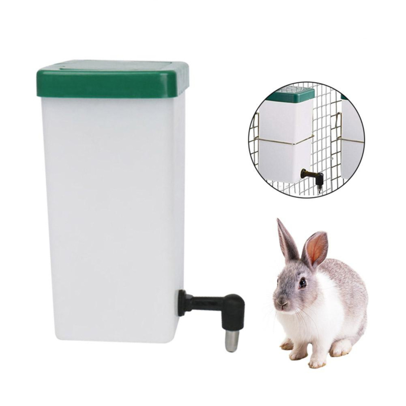 Distributore d'acqua per conigli Abbeveratoio Fontana per bere Attrezzatura per bere automatica Abbeveratoio per animali domestici Accessori per animali conigli