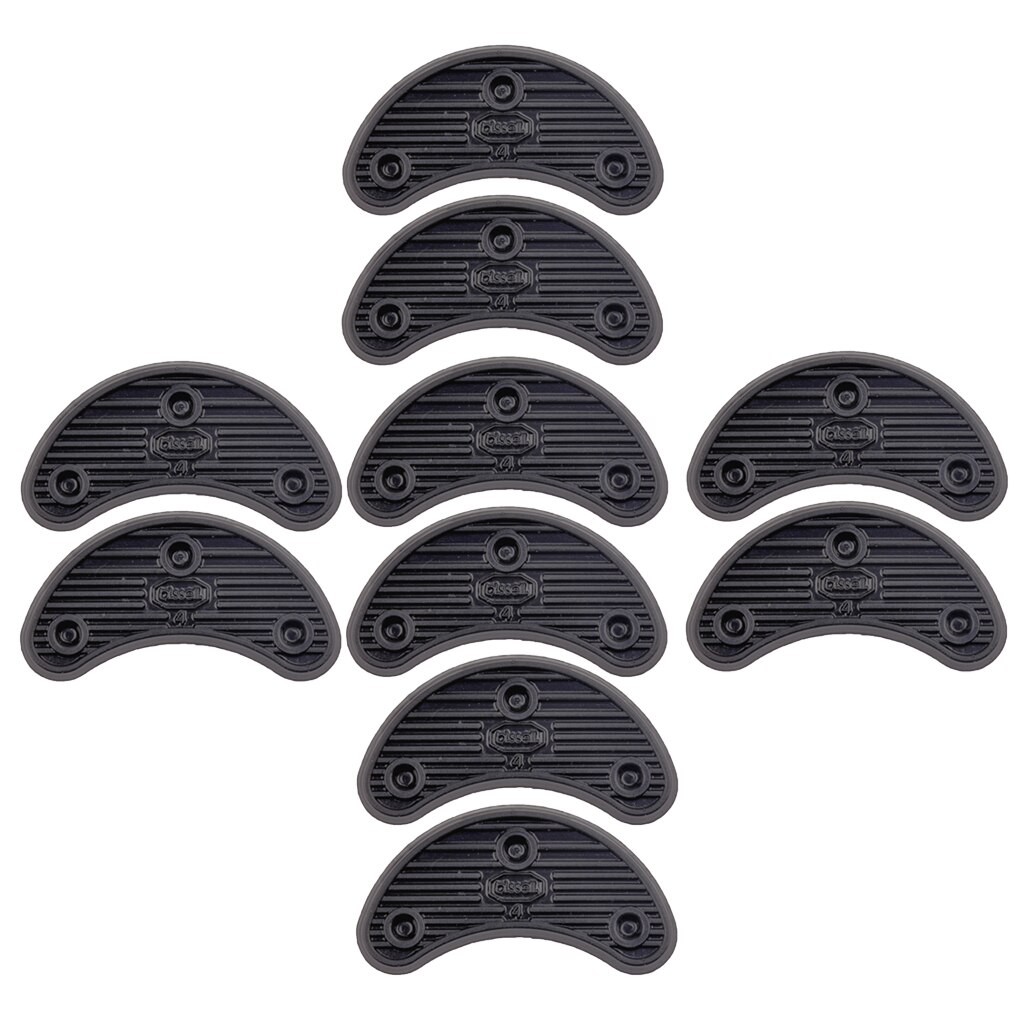 10pcs Rubber Sole Heel and Toe Protector Plates Taps DIY Shoe Repair Kit