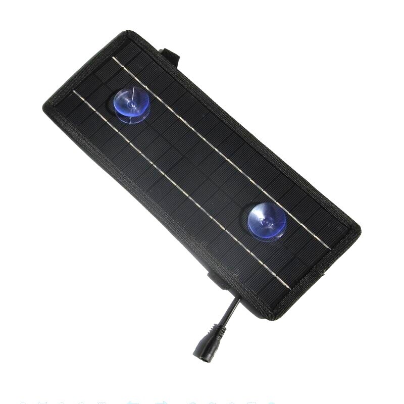 4.5W 18V Zonnepaneel Oplader Voor 12V Auto Boot Motorfiets Auto Motor Voertuig Batterij Outdoor Reizen