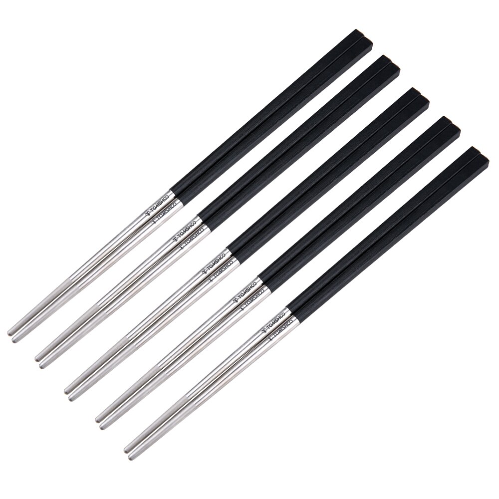 Titanium Chopsticks with Carbon Fiber Outdoor Chopsticks Tableware Exquisite Non-slip Palillo Chino Reusable Chopsticks