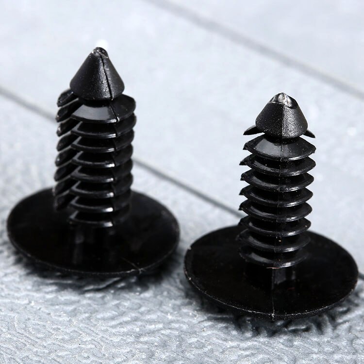 50 pièces Auto attache fit 8mm trou Nylon A16 Clips garde-boue pare-chocs bouclier retenue Rivet en plastique pour G M Ford Chrysler Automobile