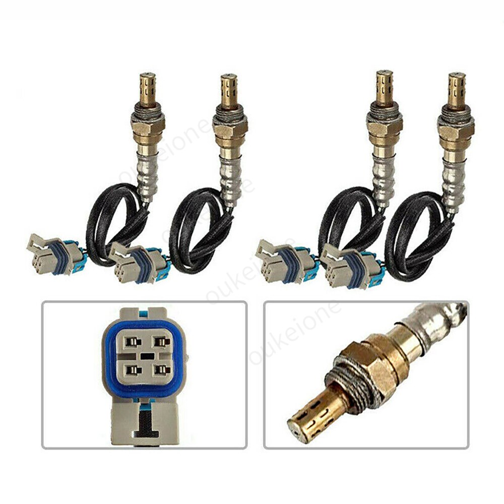 Oxygen Sensor Upstream Downstream for 2003 2004 2005 2006 Chevrolet Silverado Tahoe GMC Sierra Yukon Lambda 234-4651 234-4407