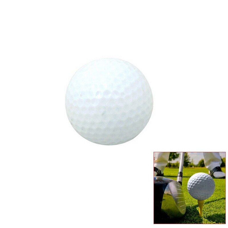 Pelota de Golf de plástico PP blanca, accesorios de viaje para practicar en interiores y exteriores, ayudas para entrenamiento, pelotas de Golf, , 10 Uds.