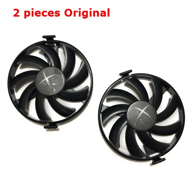 RX400 GPU Kühler RX470 RX480 Grafikkarte Fan VGA Karten gebläse Für XFX RX 470/480 Video karte kühlung: 2 Stck FDC10H12S9-C