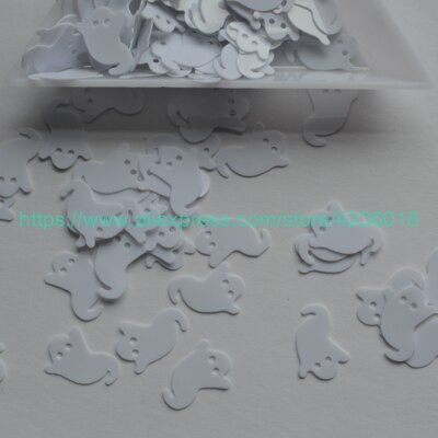 25g losse pailletten in de vorm van een spook van pvc voor knutselwerkjes, pailletten, naaidecoratie 9*13mm kleding, kind, doe-het-zelf, accessoire: 2
