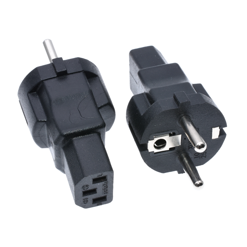 Europa naar IEC320 C13 Adapter, EU Male naar C13 3Pole Vrouwelijke AC Converter IEC320 C13 Vrouwelijke naar Europa CEE7/7 3Pole Male AC Adapter