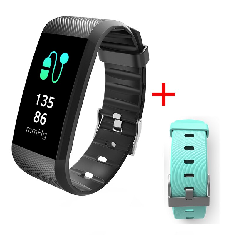 Smartwatch fitness activiteitstracker smartband polsband tezer  r11 waterdicht  ip67 intelligente armband voor android en ios: Groen toevoegen