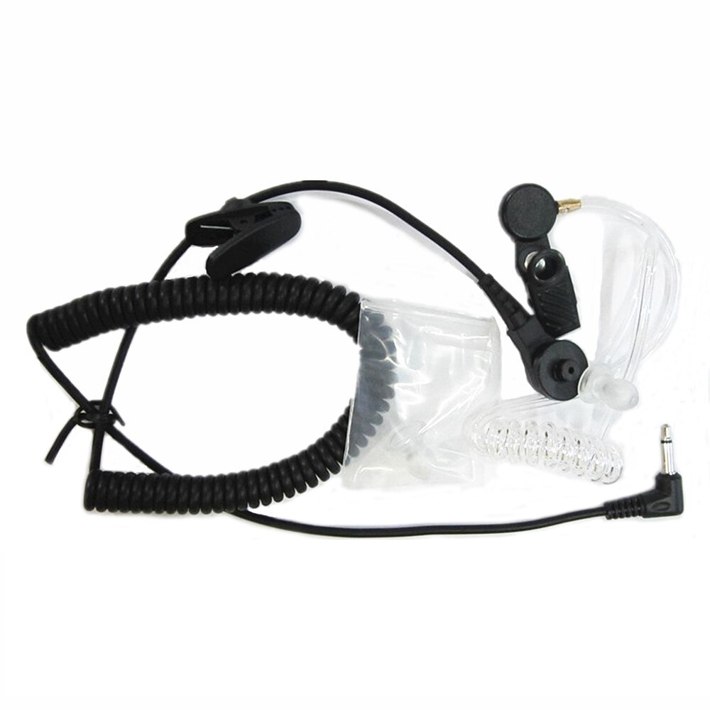 Politie Luisteren Alleen Oortelefoon Oortelefoon Headset Voor Kenwood KMC-25 KMC-26 Speaker Mic 2-Way Radio Walkie Talkie 3.5Mm 1 Pin Jack