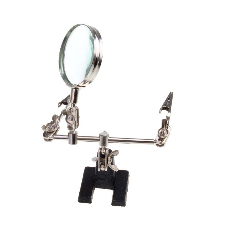 Goods 3 In 1 Welding Magnifying Glass Auxiliary Clip Magnifier Soldering Solder Iron Stand Holder Station Repair Tool