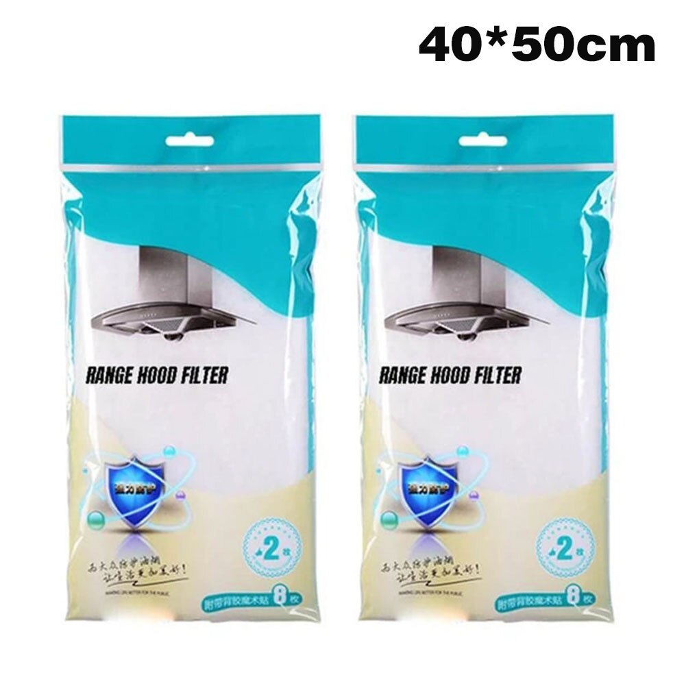 1/2 Pack Range Hood Protector Non-Woven Fabric Filter Effectively Absorb Fumes Oil Kitchen Supplies Best Price