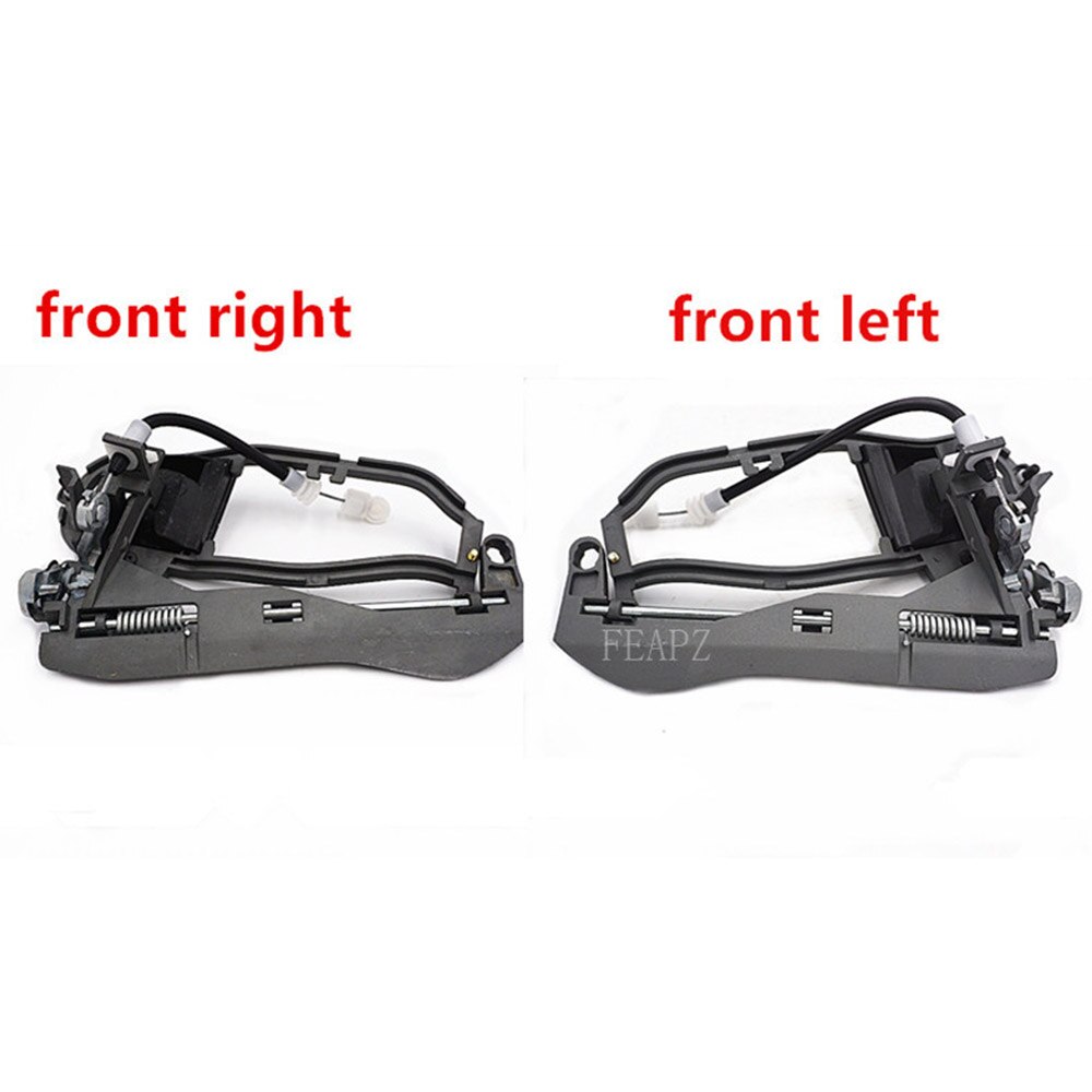 Manija marco de soporte de la puerta frontal Exterior trasera izquierda LH del lado del conductor para 00-07 BMW X5 e53 51218243615 51218243615