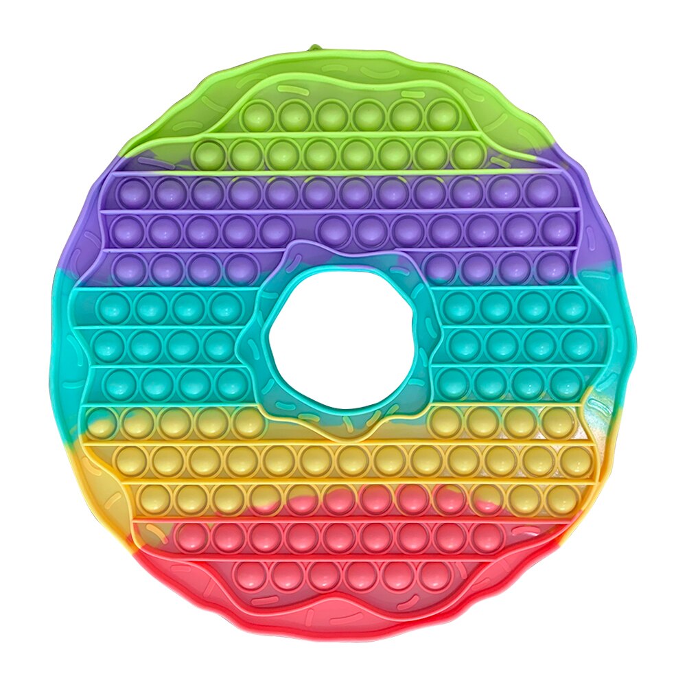 Big Size Fidget Toys Push Bubble Chess Board Stress Relief Puzzle Toy Autism Need Sensory Toys Antistress Two Players Chess Game