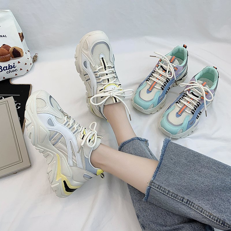 Quheng – baskets de beauté bleu blanc cassé 3M, chaussures d'automne et d'hiver,