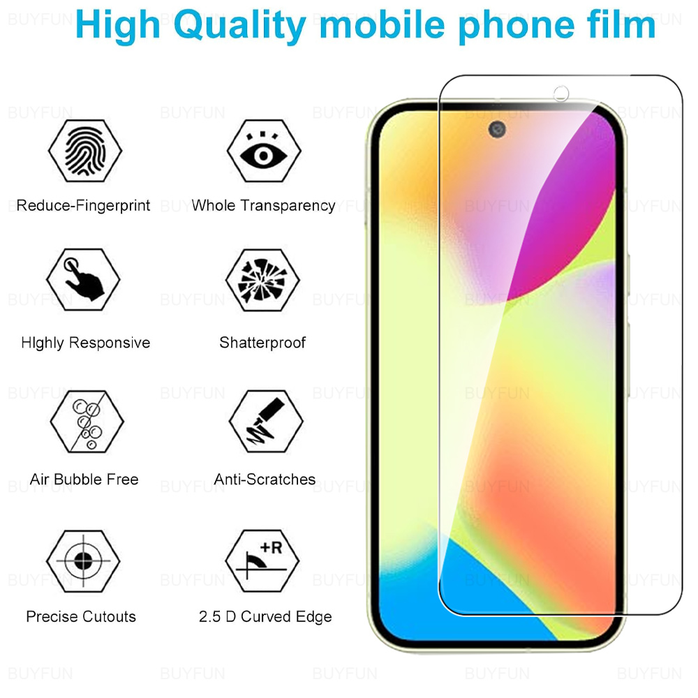 6in1 Tempered Glass For Google Pixel 10 5G Screen Protector Cover Lens Film Pixel10 Pro XL 9 9Pro 9ProXL 9a 10Pro 10ProXL Mica