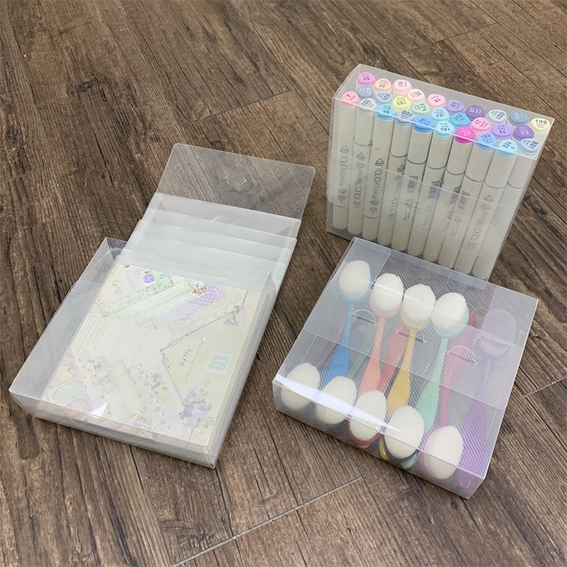 Diy Storage Boxes and Clear Pockets Foldable Tools Used To Store and Collect Dies Stamps Small Objects Facilitate Preservation