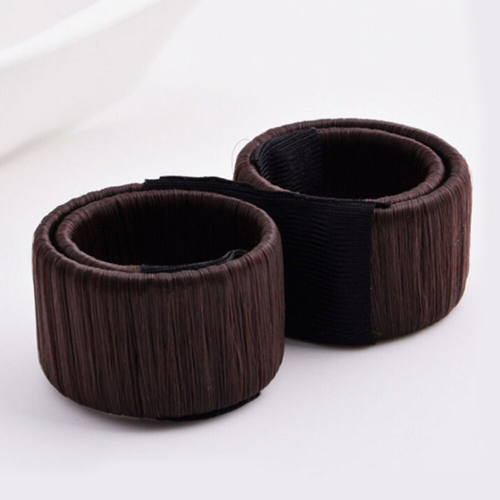 1 Pc Twist Spons Donut Bun Maker Kapsel Franse Vlecht Haar Tools Styling Diy Magic Bun Maker Haar Vlecht Accessoires zwart