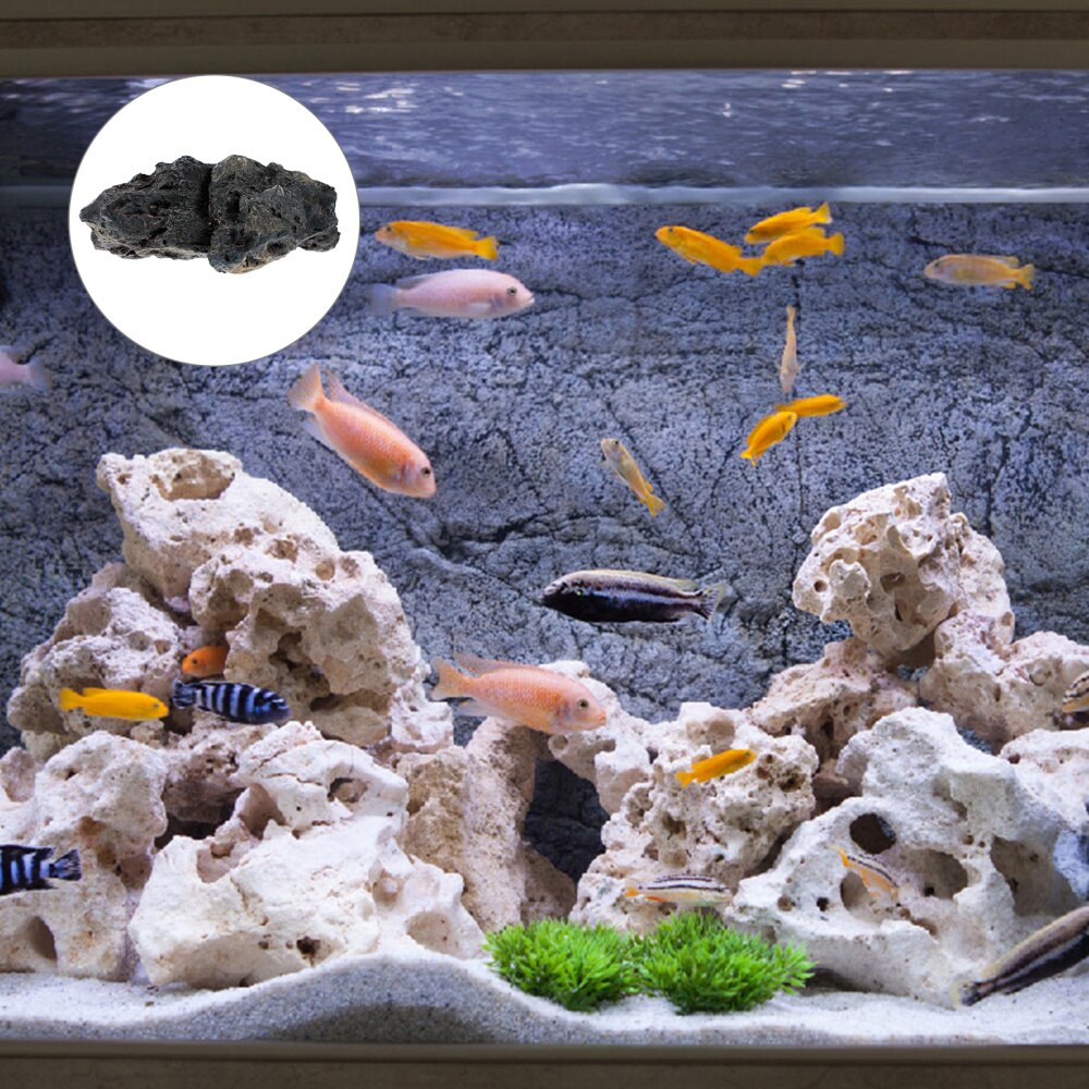 Fish Tank Aquarium Stone Landscaping Decoration Realistic Stone Ornaments: gy007