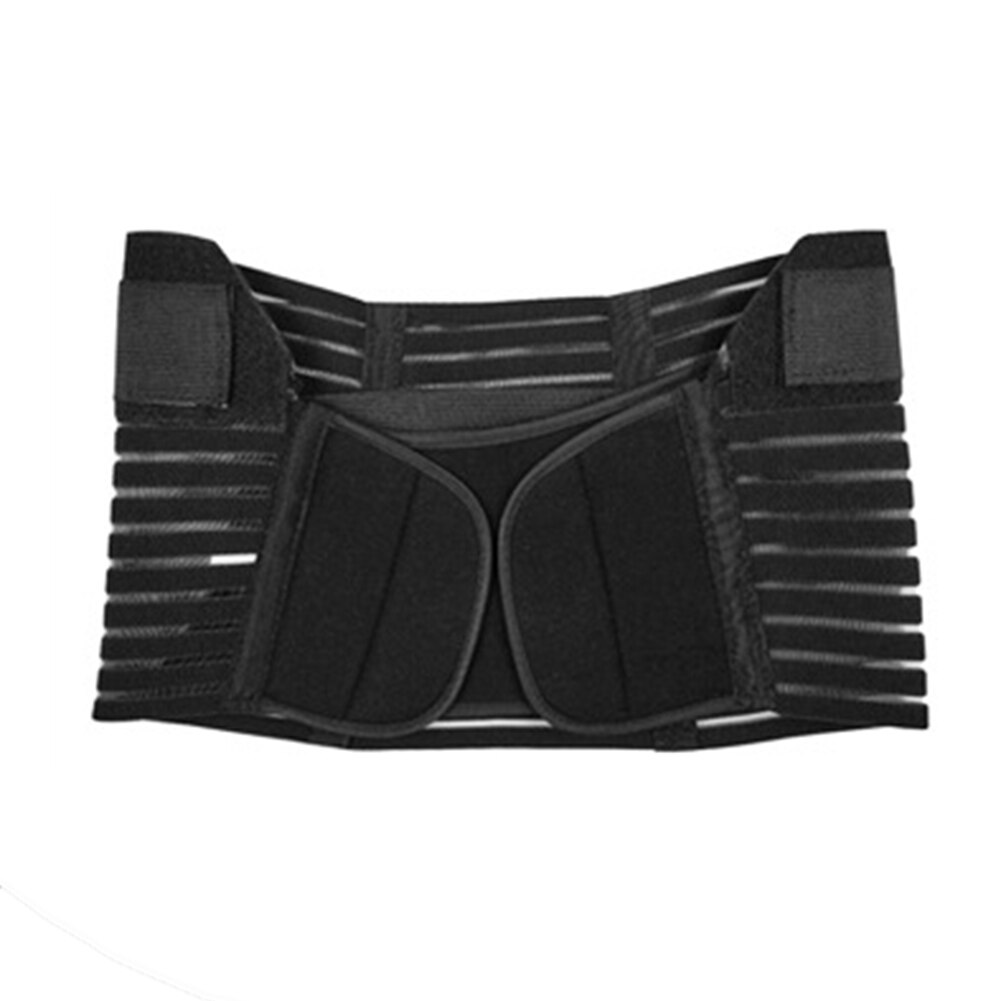 Ceinture de maternité soutien du dos bande de ventre protecteur de grossesse ceinture de soutien orthèse de soutien de l'abdomen bande de ventre orthèse arrière grossesse: Black XXL