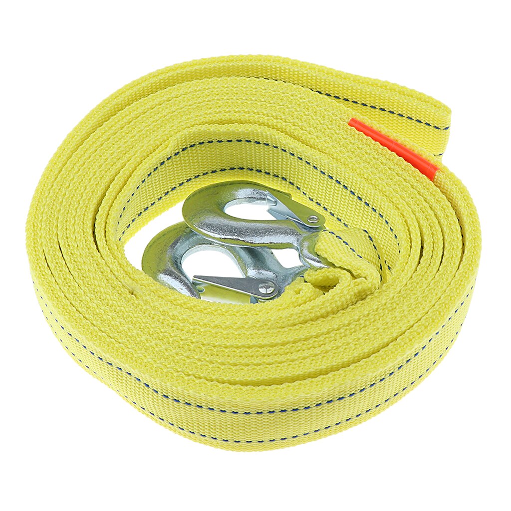 Heavy Duty Tow Strap With Hooks, 5 Tons Capacity. Length (16ft) 670G