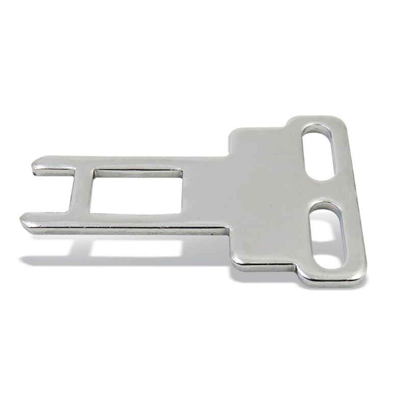 Interruptor de enclavamiento de seguridad para puerta de CZ93-K1, llave de accionamiento, tono plateado, acción directa,